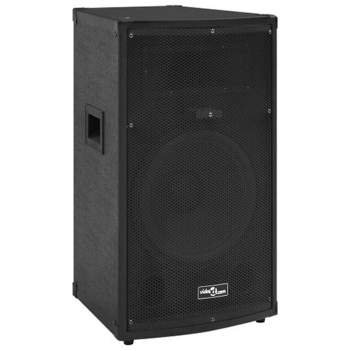 vidaXL Soportes para altavoces de estudio 2 unidades acero negro