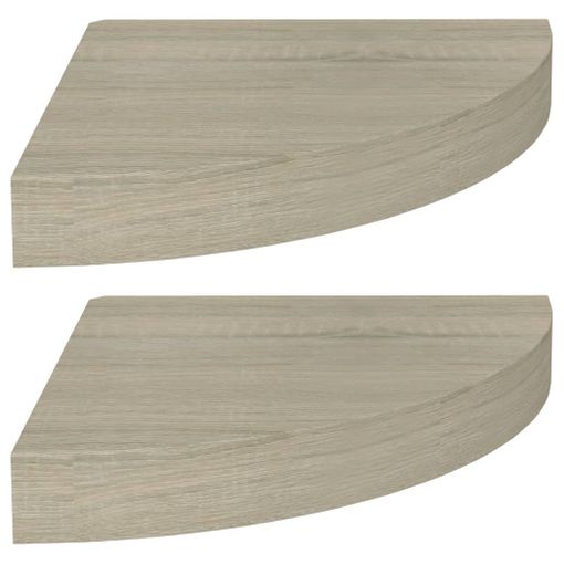 Estante Flotante Pared 4 Uds Mdf Roble Y Blanco 80x23,5x3,8 Cm Vidaxl con  Ofertas en Carrefour