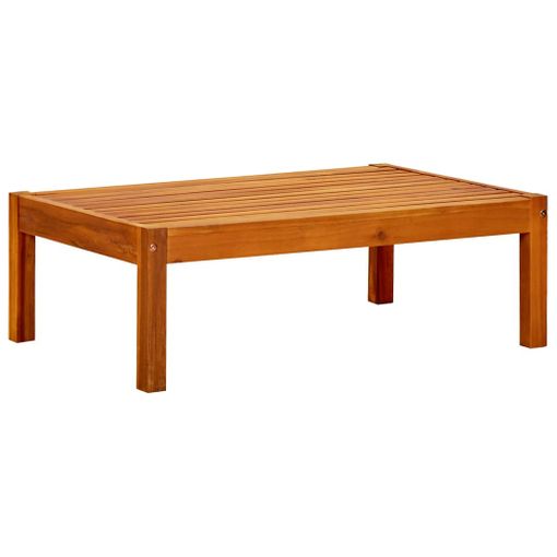 Mesa De Jardín De Madera De Acacia Maciza 85x57x29 Cm Vidaxl