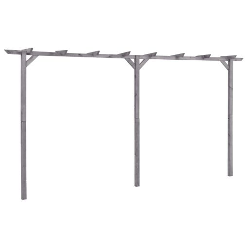 Pérgola De Jardín De Madera De Pino Impregnada 400x40x205 Cm Vidaxl