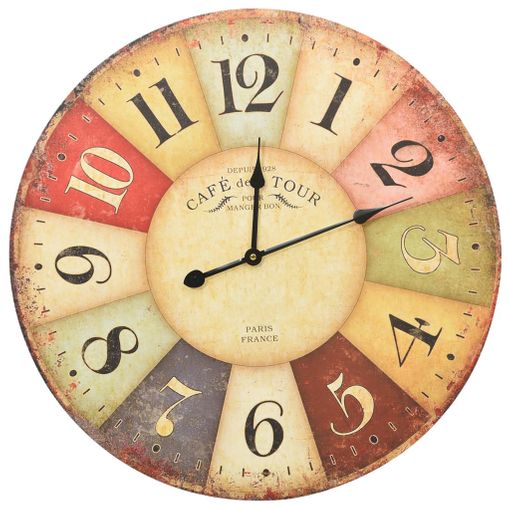 Reloj de Pared Retro Bistrot 60 cm