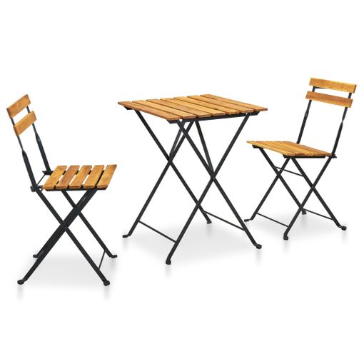 Conjunto Mesa Y Sillas Terraza Plegable Ratã¡n Aktive con Ofertas en  Carrefour