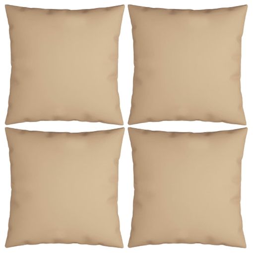 Cojines Decorativos 4 Unidades Tela Gris Taupe 60x60 Cm Vidaxl con Ofertas  en Carrefour