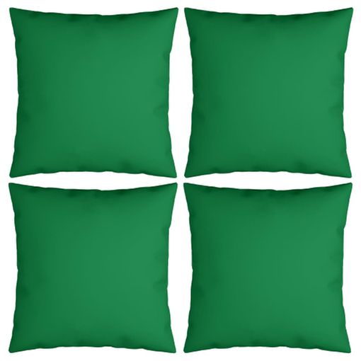 Cojines Decorativos 4 Unidades Tela Verde 50x50 Cm Vidaxl con