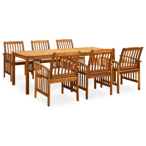 Sillas De Comedor Con Cojines Madera Maciza Blanca 2 Unidades Vidaxl con  Ofertas en Carrefour