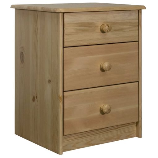 VidaXL Cómoda cajonera ALTA madera maciza pino 112x35x73 cm