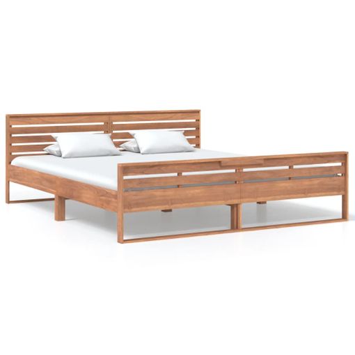 Estructura De Cama Madera Maciza 180x200 Cm Vidaxl con Ofertas en Carrefour