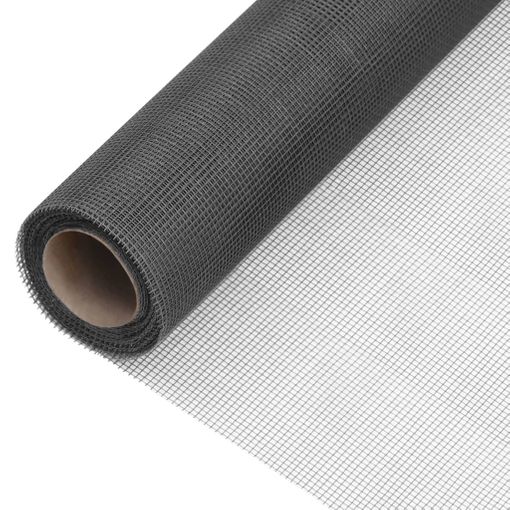 Malla Mosquitera De Fibra De Vidrio Negra 112x500 Cm Vidaxl con