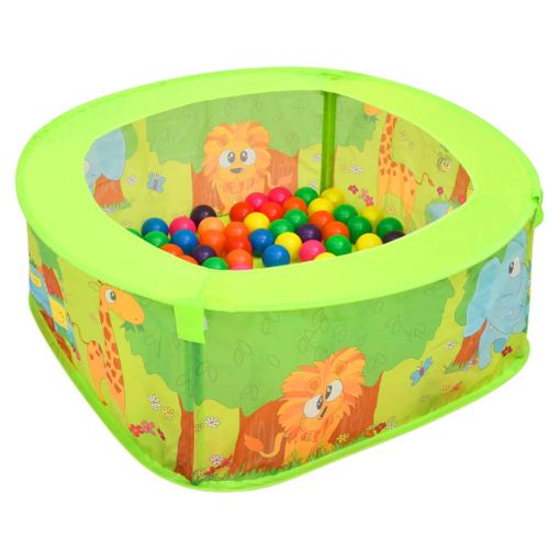 COSTWAY Piscina de Bolas para Bebe con 50 Bolas Coloridas, Piscina Redonda  de Bolas para Niños