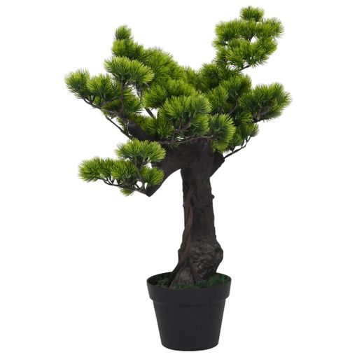 Bonsái Pinus Artificial Con Macetero 70 Cm Verde Vidaxl