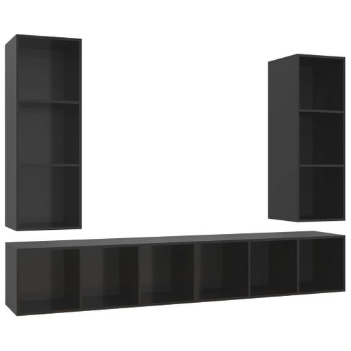 Conjunto Muebles Salon, Mesa 170 Negro Patas X 8 Comensales, Mueble Tv  140, Aparador / Buffet 140, Roble Y Negro, Estilo Industrial con Ofertas  en Carrefour