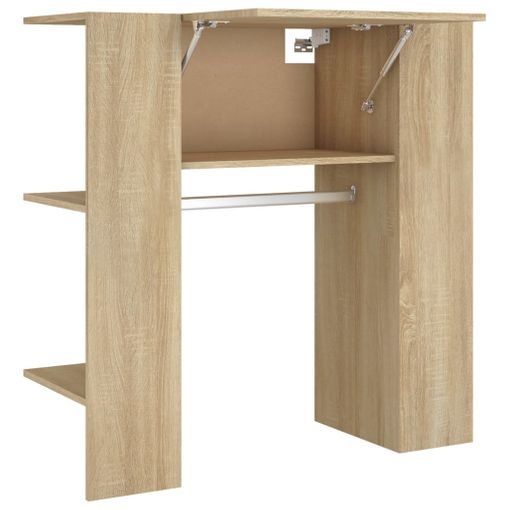 Mueble Recibidor Madera Contrachapada Pasillo Armario Pared