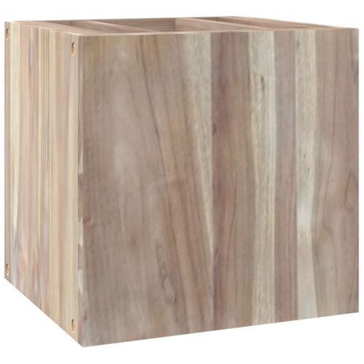 Armario de baño de pared madera maciza de teca 45x30x70 cm