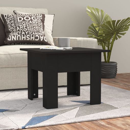 Mesa De Centro Negra 55x55x42 Cm con Ofertas en Carrefour