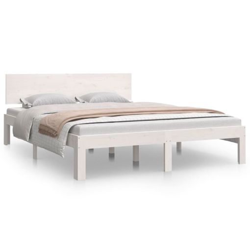 Estructura De Cama Con Cajones Blanco 140x190 Cm Vidaxl