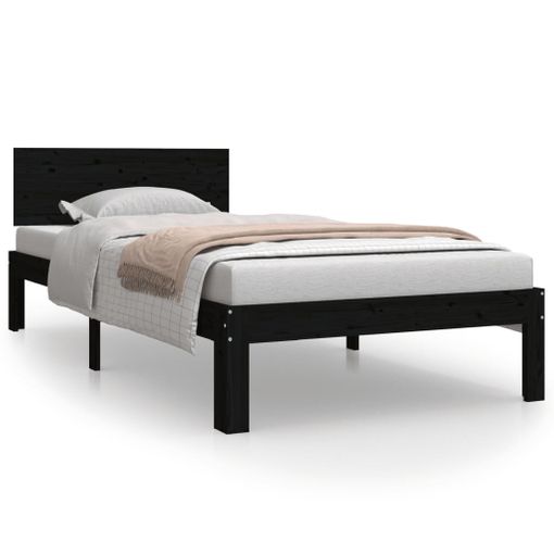 Estructura De Cama Infantil Madera Maciza De Pino 90x190 Cm Vidaxl con  Ofertas en Carrefour