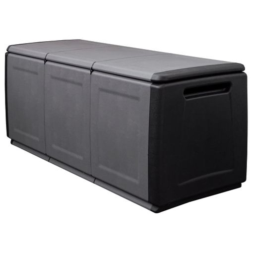 Baúl De Almacenaje Jardín Gris Oscuro Y Negro 330 L 138x53x57cm Vidaxl con  Ofertas en Carrefour