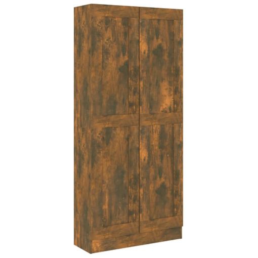 vidaXL Estantes pared madera contrachapada color roble 104x20x58,5 cm