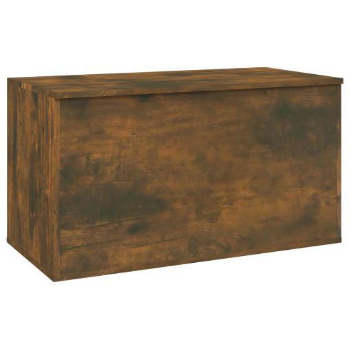 Baúl de almacenaje madera contrachapada marrón roble 84x42x46cm -  referencia Mqm-815194