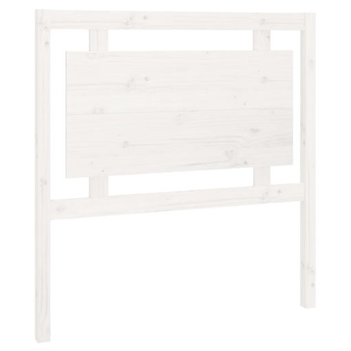 VidaXL Cabecero de cama madera maciza de pino blanco 105,5x4x100 cm
