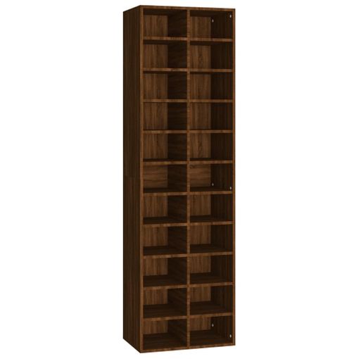 Mueble Zapatero Madera Contrachapada Roble Marrón 60x35x105 Cm Vidaxl con  Ofertas en Carrefour