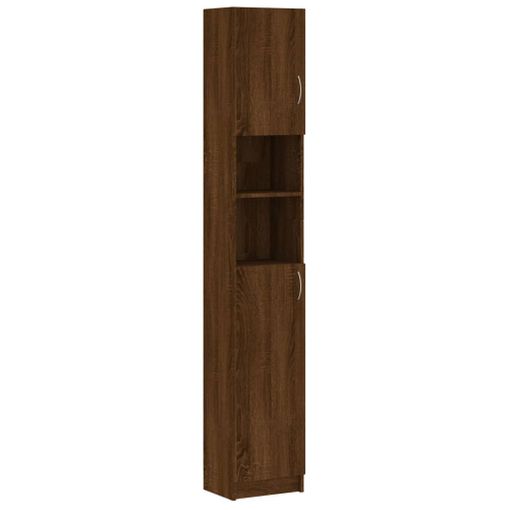 Armario Alto De Baño Mueble Baño Auxiliar Columna De Baño Con 1  Comportamiento Abierto Y 2 Puertas 34 X 30 X 170,5cm Bzr91-w Sobuy Es con  Ofertas en Carrefour