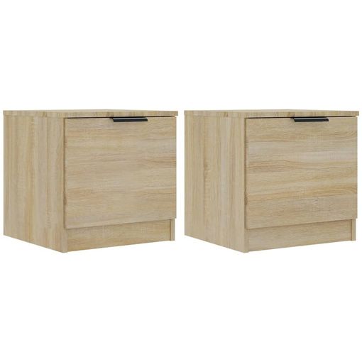 Mesitas De Noche 2 Unidades Color Roble Sonoma 40x39x40 Cm Vidaxl