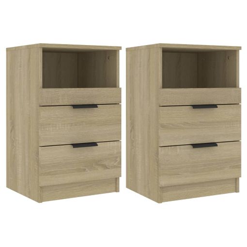 2 uds Mesitas de noche de pared, Mesillas de Noche, Comoda, Mesas Auxiliar  color gris Sonoma