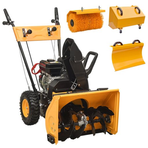 Set De Quitanieves Y Barredora De Gasolina 4 En 1 6,5 Hp Vidaxl