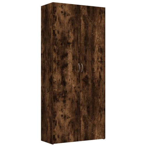 Mueble Zapatero Madera Contrachapada Roble Ahumado 60x35x92 Cm Vidaxl con  Ofertas en Carrefour