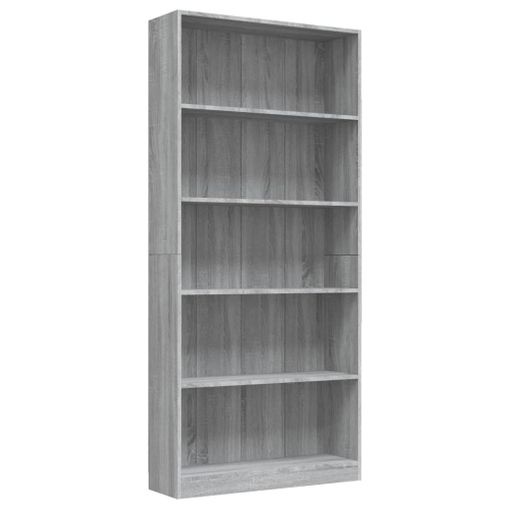 Librería Blanco 80x35x183 cm Madera maciza de pino