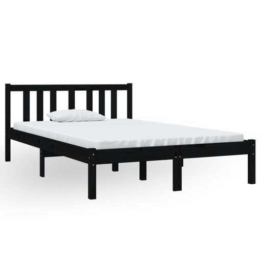 Estructura De Cama Madera Maciza 90x190 Cm Vidaxl con Ofertas en Carrefour