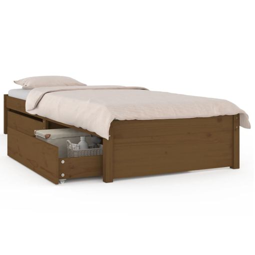 Estructura De Cama Con Cajones 90x190 Cm Vidaxl