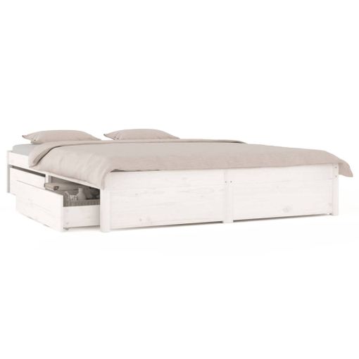 Estructura De Cama Con Cajones 90x190 Cm Vidaxl con Ofertas en Carrefour