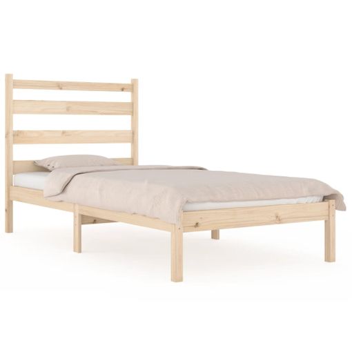 Estructura De Cama Madera Maciza De Pino X Cm Vidaxl Con Ofertas En Carrefour Ofertas