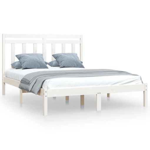 Estructura De Cama Con Cajones Blanco 140x190 Cm Vidaxl