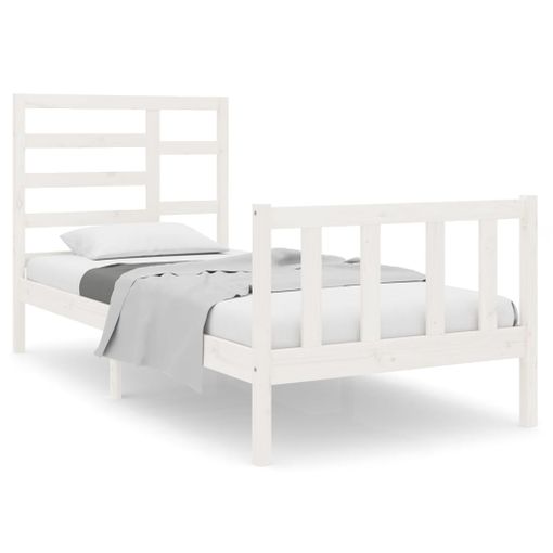 Estructura De Cama Individual Con Cajones Blanco 90x190 Cm Vidaxl con  Ofertas en Carrefour