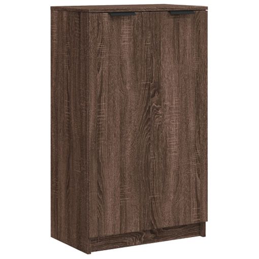 Mueble Zapatero Madera Contrachapada Roble Ahumado 32x35x92 Cm Vidaxl con  Ofertas en Carrefour