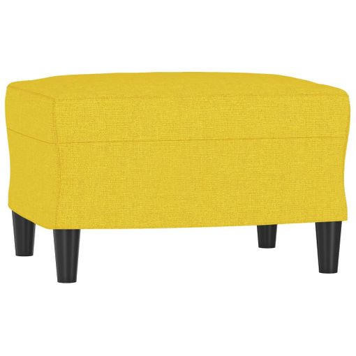 Sillón Con Taburete Tela Amarillo Claro 60 Cm Vidaxl con Ofertas en  Carrefour