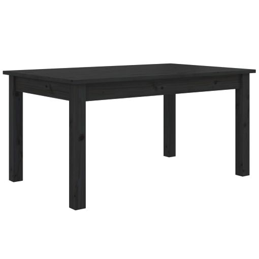 vidaXL VX349914 Mesita de noche madera maciza pino reciclada negra 40x30x55  cm - VX349914 - Epto