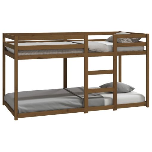 vidaXL Sofá cama nido madera maciza de pino 90x200 cm