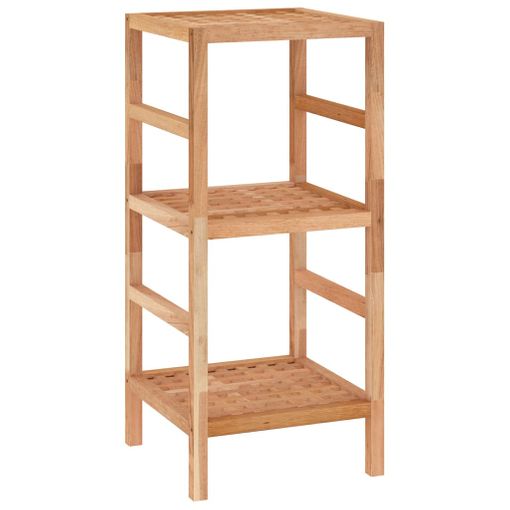 Estante De Baño Madera Maciza Nogal 35,5x35,5x79 Cm Vidaxl con Ofertas en  Carrefour