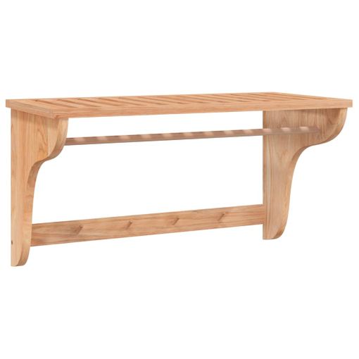 Toallero De Madera Maciza Nogal 60x30x35 Cm Vidaxl con Ofertas en Carrefour