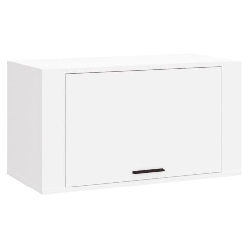 vidaXL Mueble zapatero madera contrachapada blanco brillo 70x36x60 cm –  Bechester