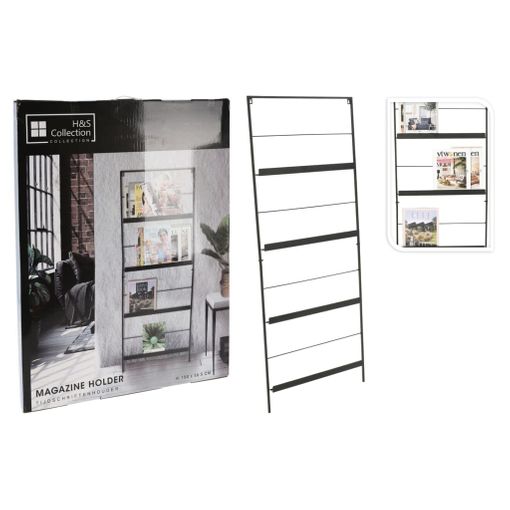 Expositor Etterr Discos De Vinilo Blanco Negro Acero Al Carbono 30 X 15 X  15 Cm (2 Unidades) con Ofertas en Carrefour