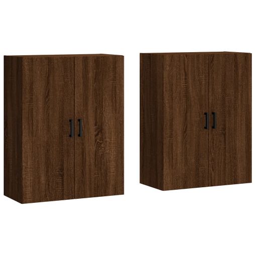 Armarios De Pared 2 Unidades Negro 69,5x34x90 Cm Vidaxl con Ofertas en  Carrefour