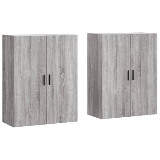 Armario colgante pared,Mueble de pared cocina contrachapada gris 80x31x60  cm vidaXL