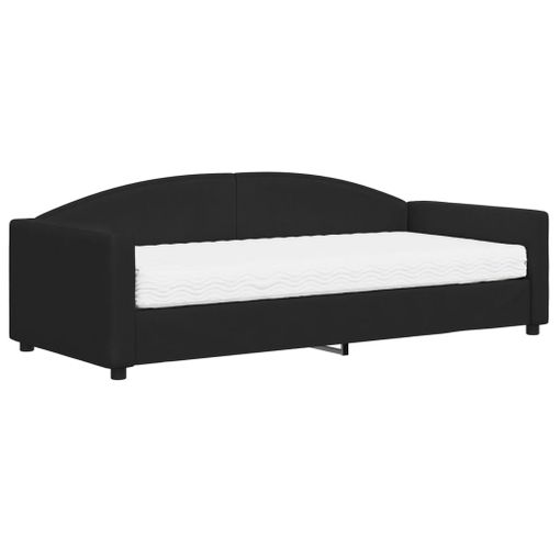 Sofá Cama Nido Con Cajones Tela Negro 90x200 Cm Vidaxl con Ofertas en  Carrefour