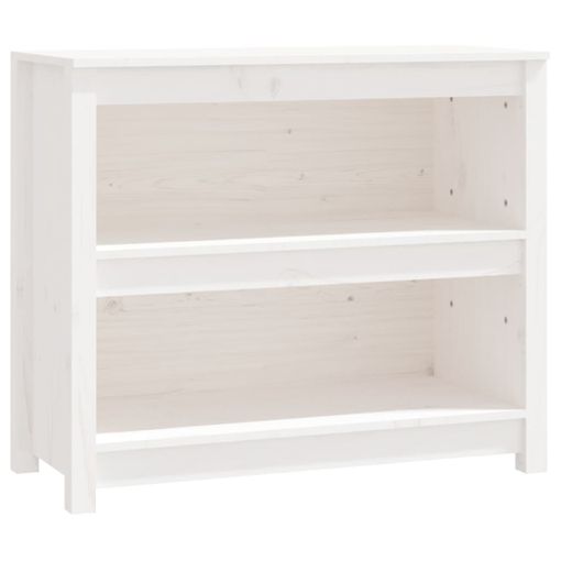 vidaXL Estantería escalera blanca 75x37x205 cm madera maciza de mango –  Bechester