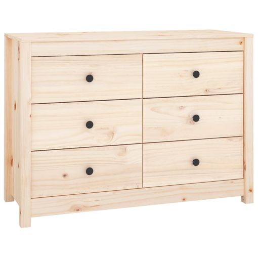 Cajonera Otta Madera Maciza De Pino 76,5x39,5x90 Cm Vidaxl con Ofertas en  Carrefour